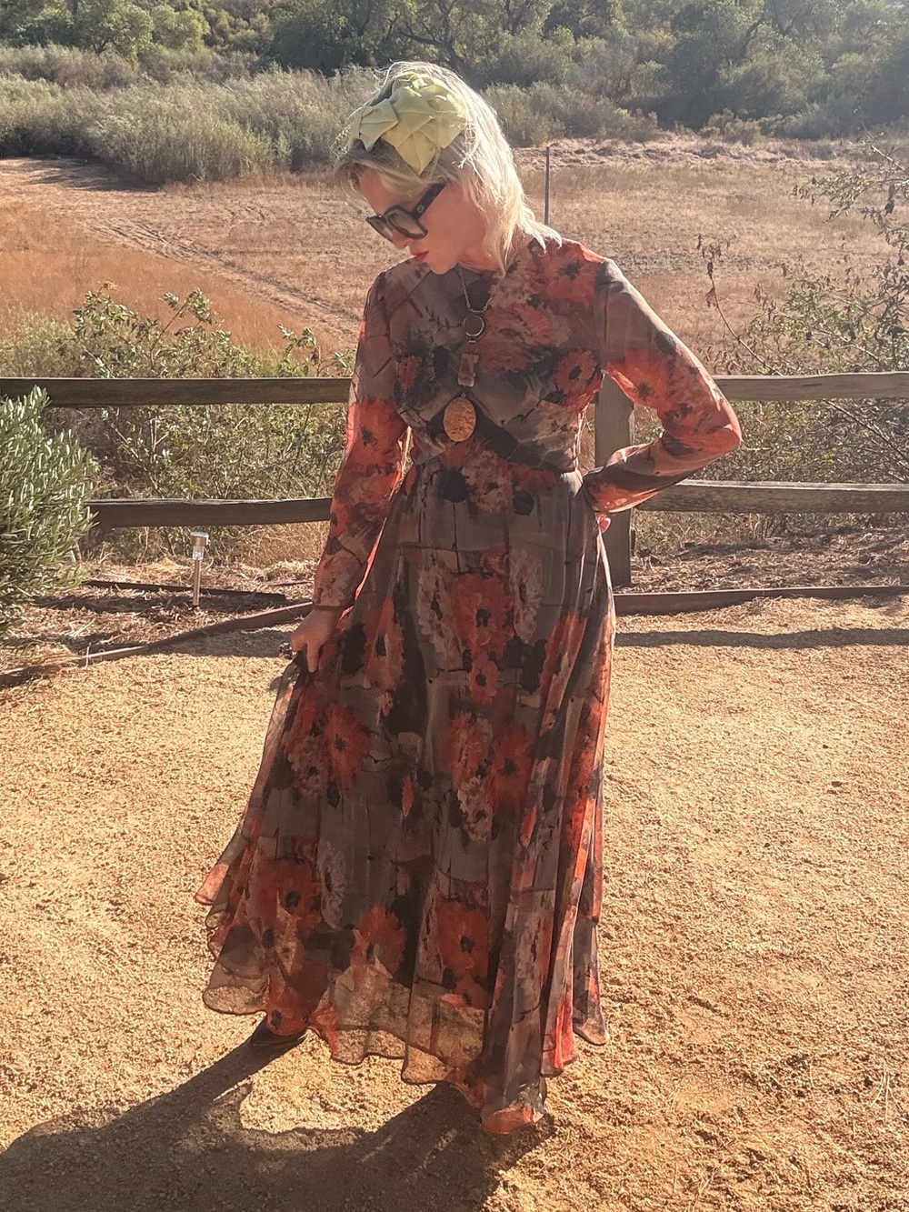 1970’s Helen Bass Maxi Dress XS